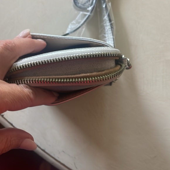Nanette Lepore silver crossbody NWOT. - Picture 7 of 10